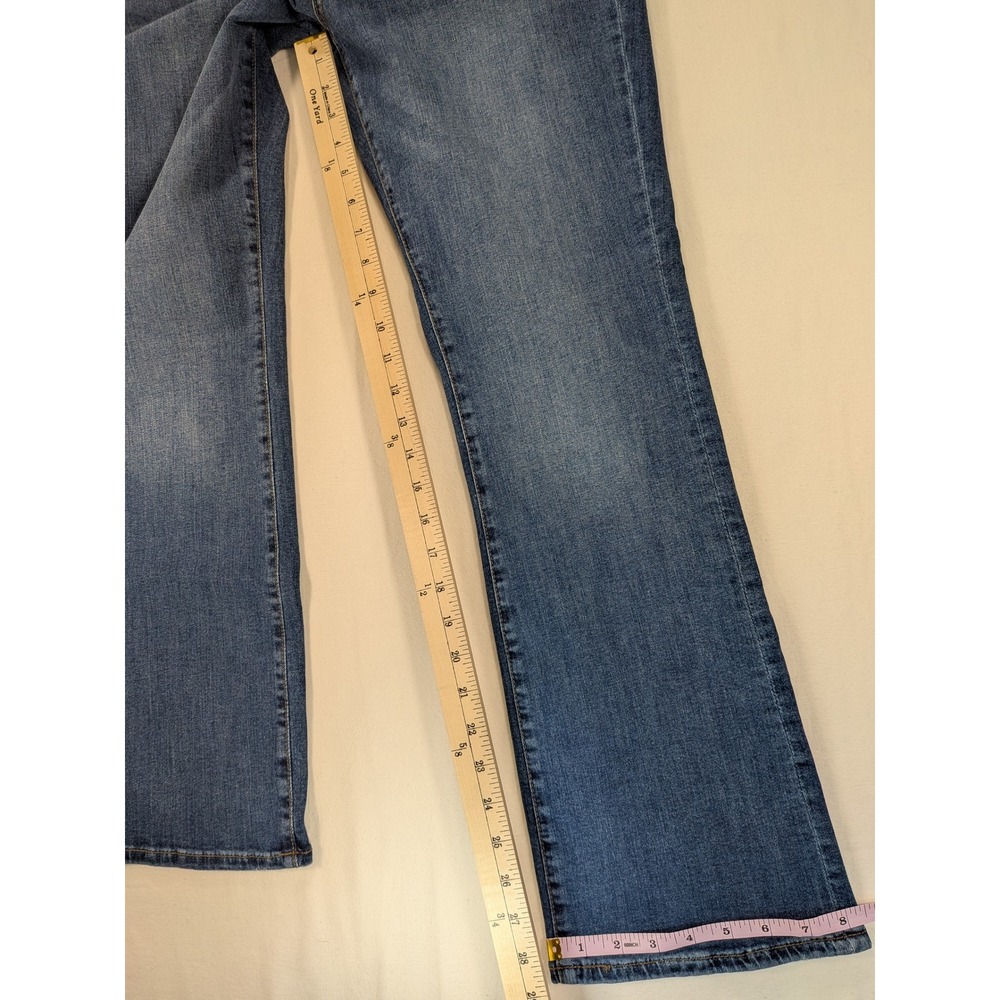 Aeropostale Jeans Women's Blue Denim 12 Short Bootcut Mid-Rise Stretch Y2K EUC - Picture 7 of 12
